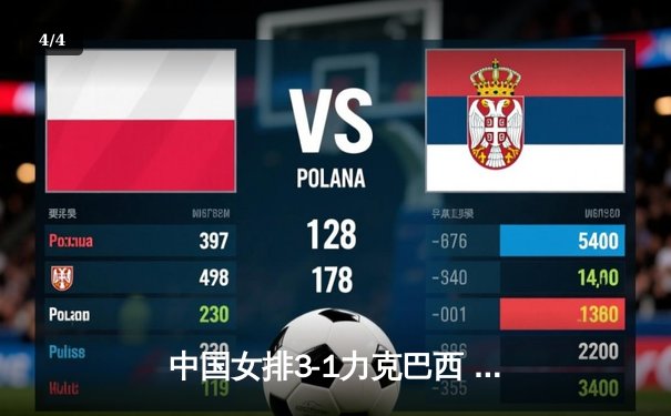 中国女排3-1力克巴西 张常宁独揽28分率队晋级世联赛四强 - 4